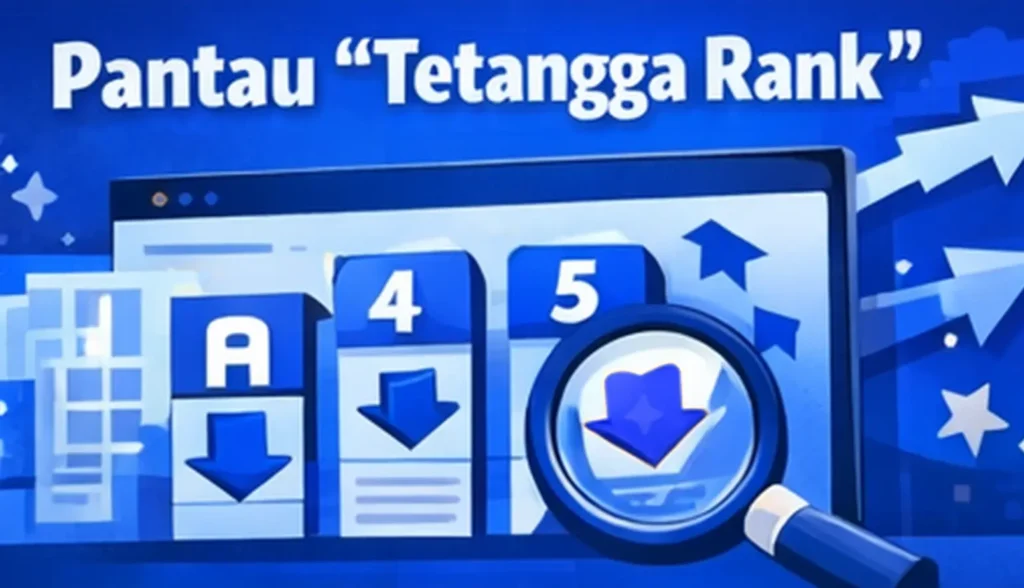 Pantau 5 kompetitor di atas dan 5 di bawah untuk respon harian yang terukur