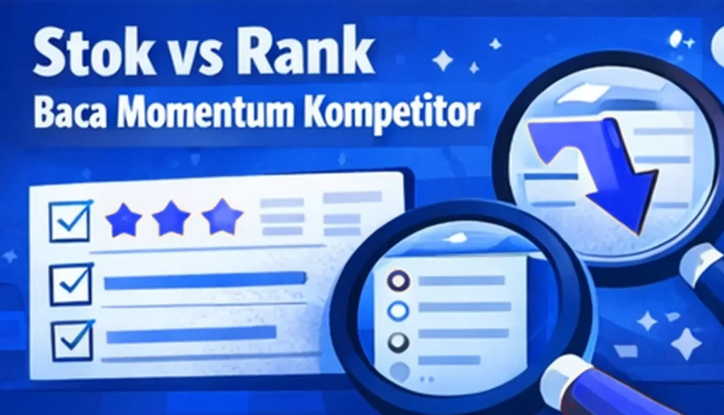 Cara membaca sinyal stok kompetitor untuk menang rank tanpa banting harga